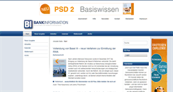 Desktop Screenshot of bankinformation.de